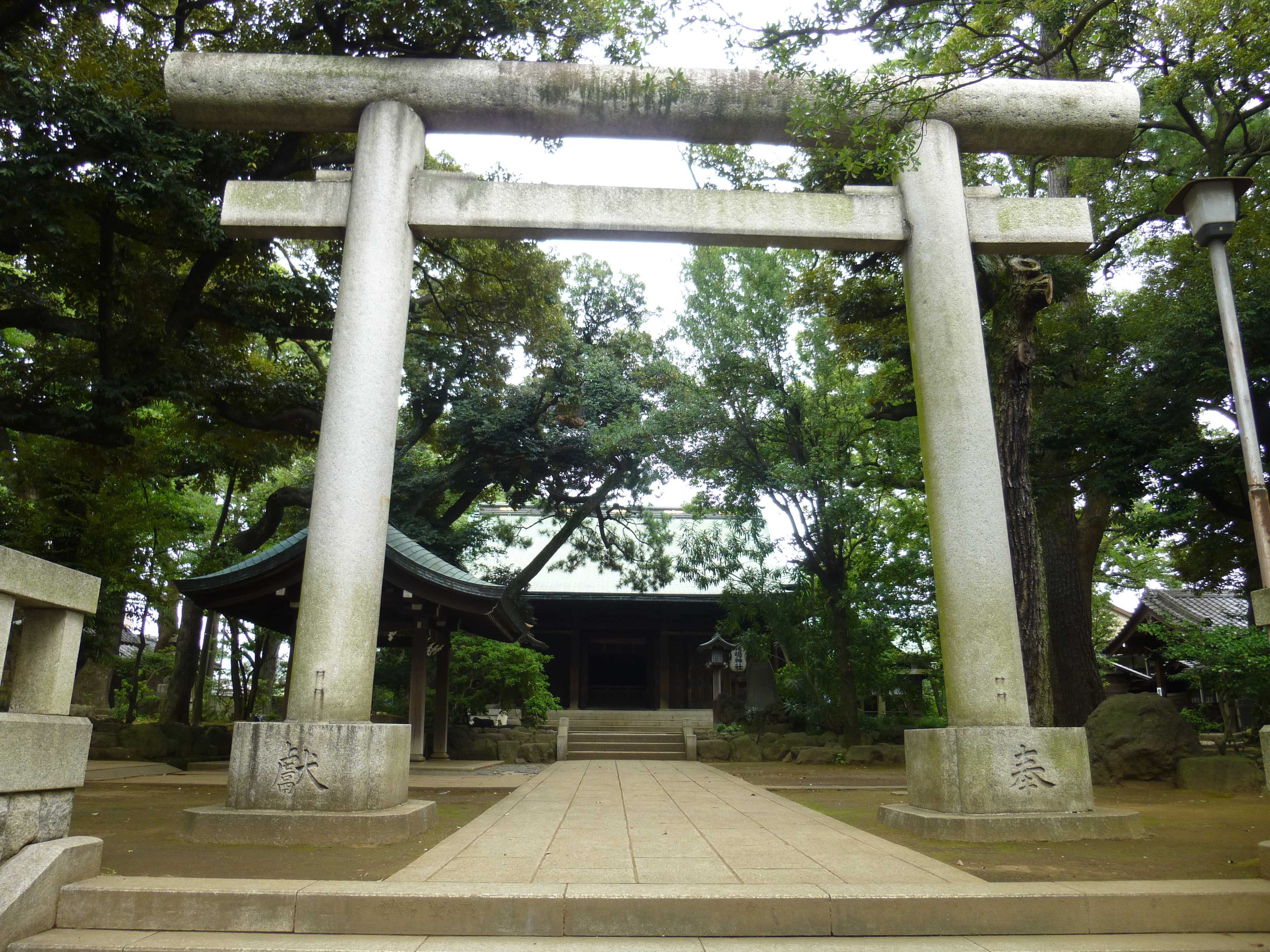 鳥居（大正十五年六月建立）