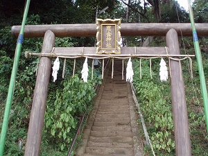 鳥居(平成十五年三月吉日設立)