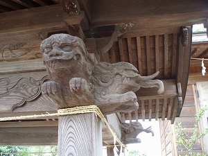 手水舎木鼻(右)