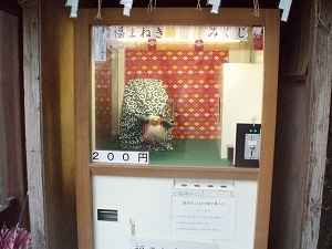 獅子舞おみくじ、 踊ります